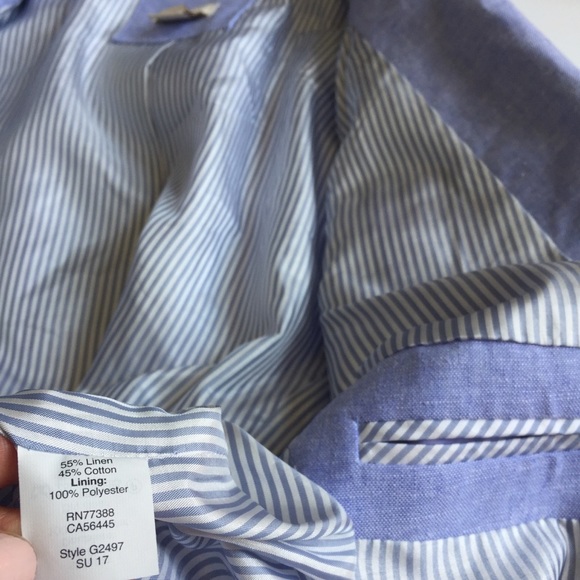❤️SOLD❤️J. Crew Schoolboy Blazer Linen Cotton - Picture 8 of 8